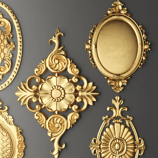 Set stucco decoration — Descargar