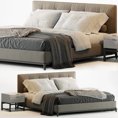 Minotti Andersen Quilt Bed — Ver 1