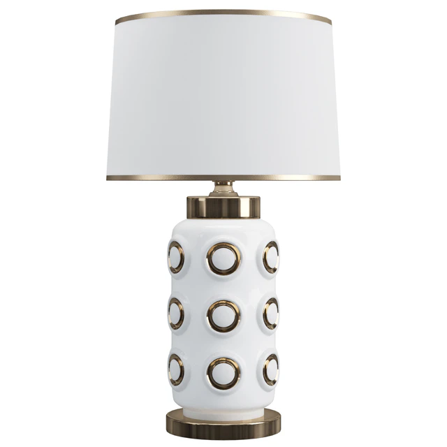 Contemporary Dots Ceramic Table Lamp — Descargar