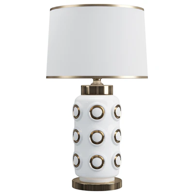 Contemporary Dots Ceramic Table Lamp — Ver 1