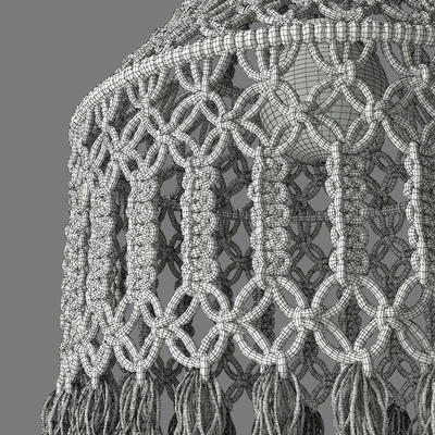 Organic Macrame Pendant — Вид 2