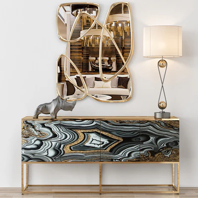 Nicola Painted-Agate Console — Вид 1