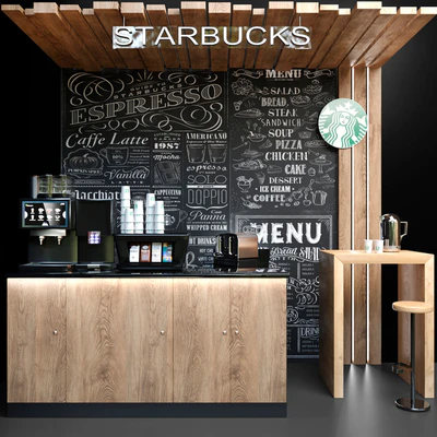 Coffee point Starbucks. Cafe — Ver 1