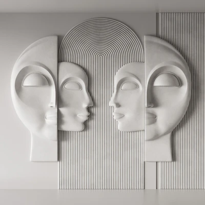 Wall 3D panel Faces v2 — Ver 2