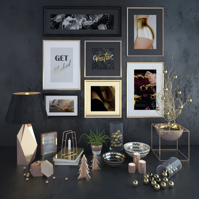 Gold Decorative Set 2 — Descargar