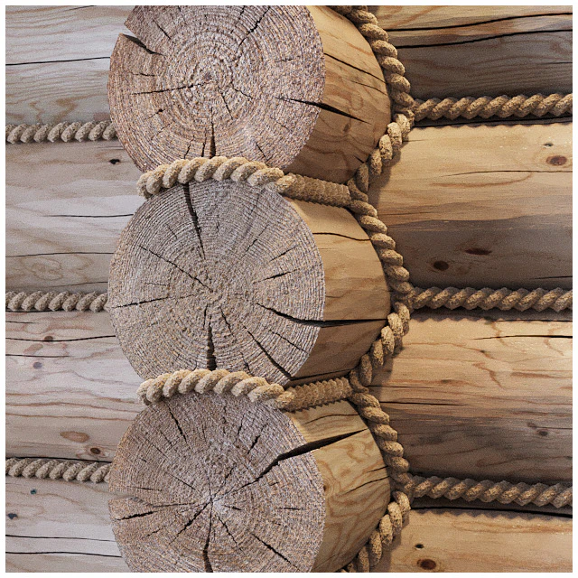 Logs with ropes — Descargar