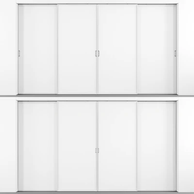Sliding doors with embossed glass No. 3 — Ver 2