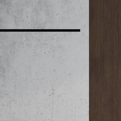 Decorative wall with fireplace set 18 — Ver 2