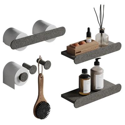 Moon bathroom accessories by Rexa — Ver 2