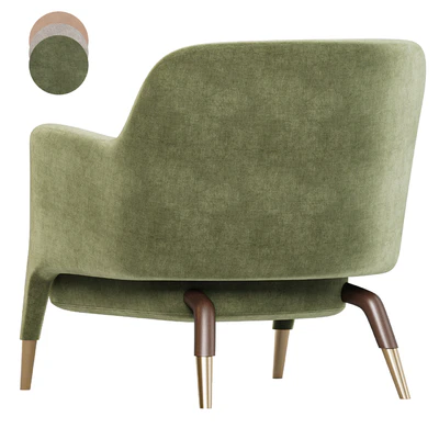 Armchair in Linen Molteni — Ver 2
