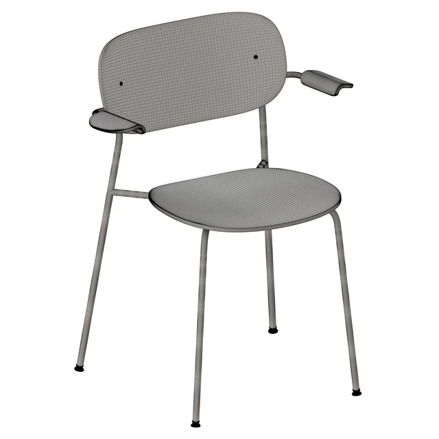Co Dining Chair With Armrest — Descargar