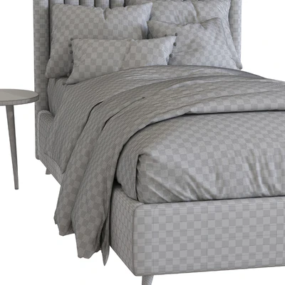 Bed with upholstered headboard 225 — Ver 2