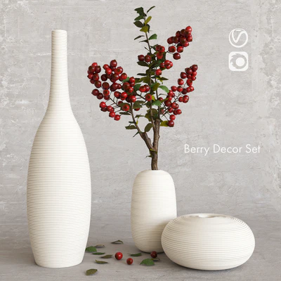Decorative set with berries — Ver 2