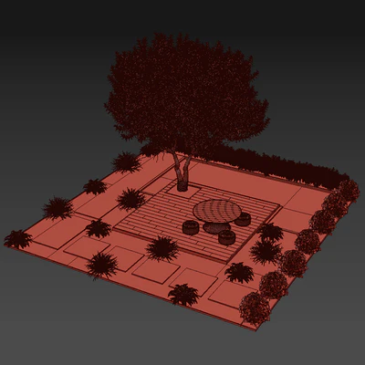 Town Square and Outdoor Plants 6 — Вид 3