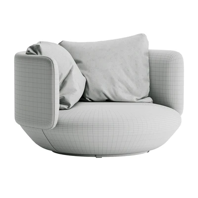 WENTZ Baixa Lounge Chair — Light Grey — Вид 2