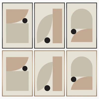 Set of wall paintings No 3596 — Ver 2