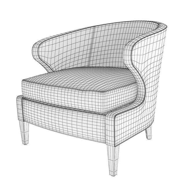 Кресло Lorae Lounge Bright Chair — Скачать