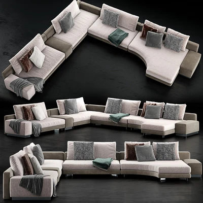 Minotti Daniels Sofa 5 — View 1