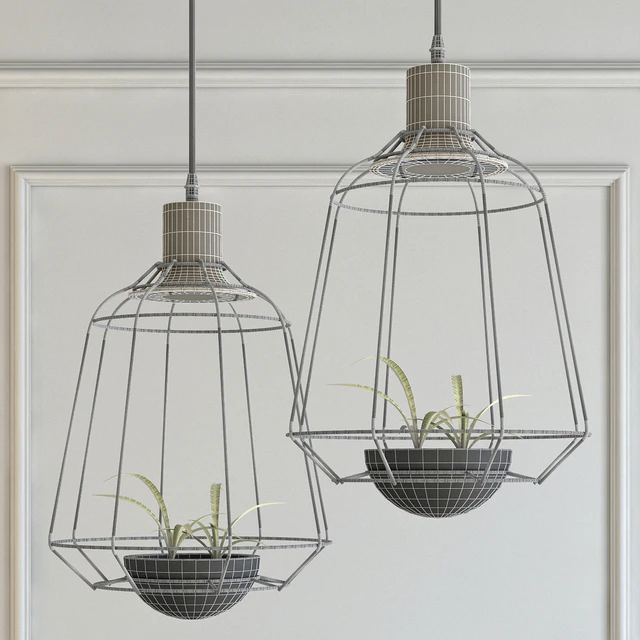 Hanging lamp pots light — Descargar