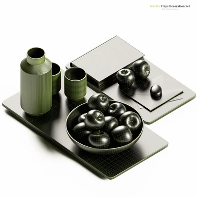 Zara Home - Marble Tray Decoration Set — Ver 3