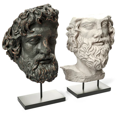 Asclepios and Greek general heads — Вид 2