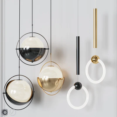 Four Pendant Lights amazing set vol.22 — Вид 3