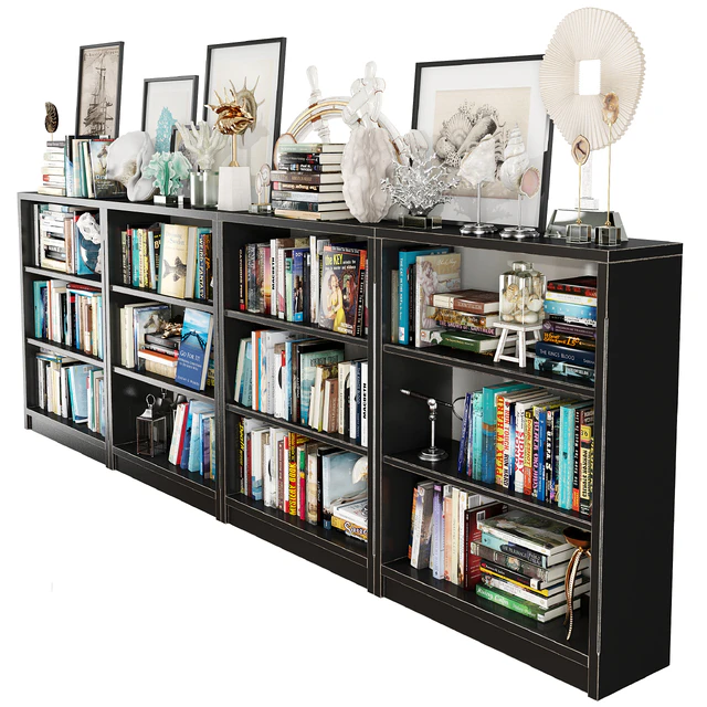 Dark bookshelf set — Descargar