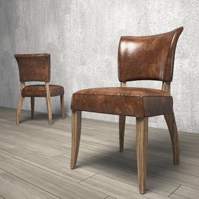 Chair Vintage Tan LIVING — Ver 2
