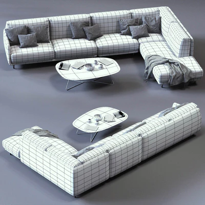 Ditre Italia ELLIOT Corner Sofa — Ver 3