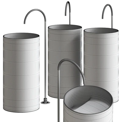 FONTANA Freestanding washbasin by FALPER — Ver 2