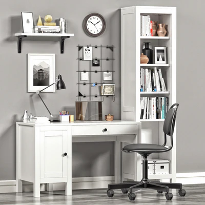 Ikea Hemnes Workplace and Bookcase — Ver 1