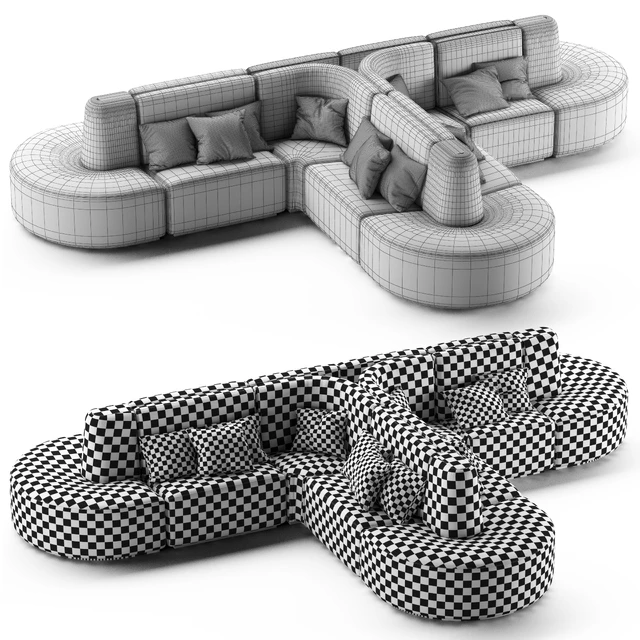 HMD INTERIORS Bistro Sofa 2 — Descargar