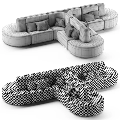 HMD INTERIORS Bistro Sofa 2 — Ver 2