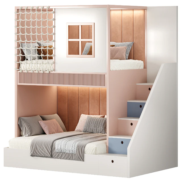 Designer two-level bed Kids room 24 — Descargar