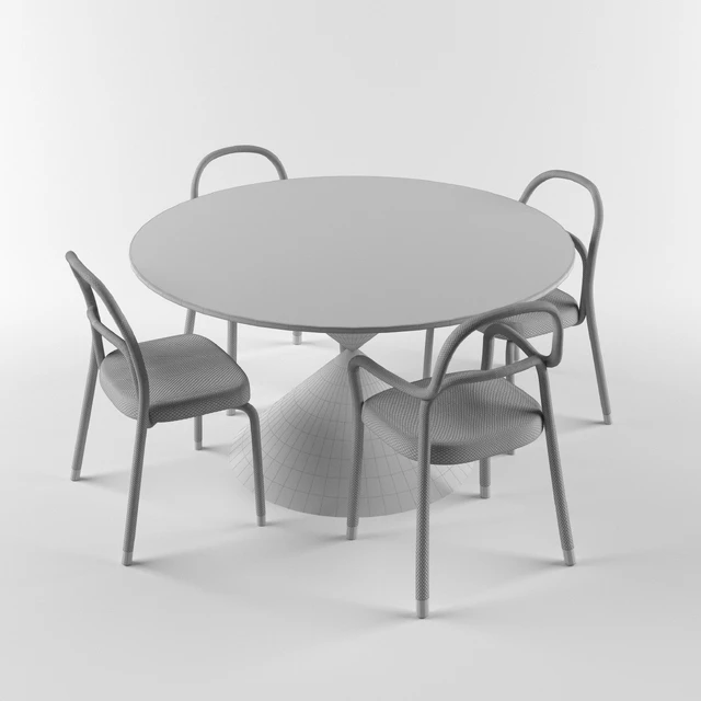 Midj Clessidra Table And Chair — Descargar