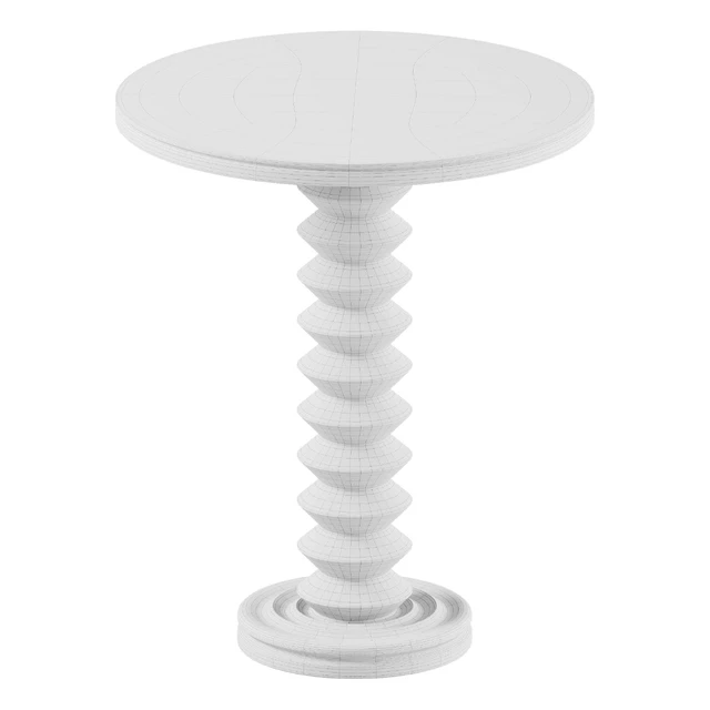 French Wood Side Table by Charles Dudouyt — Descargar