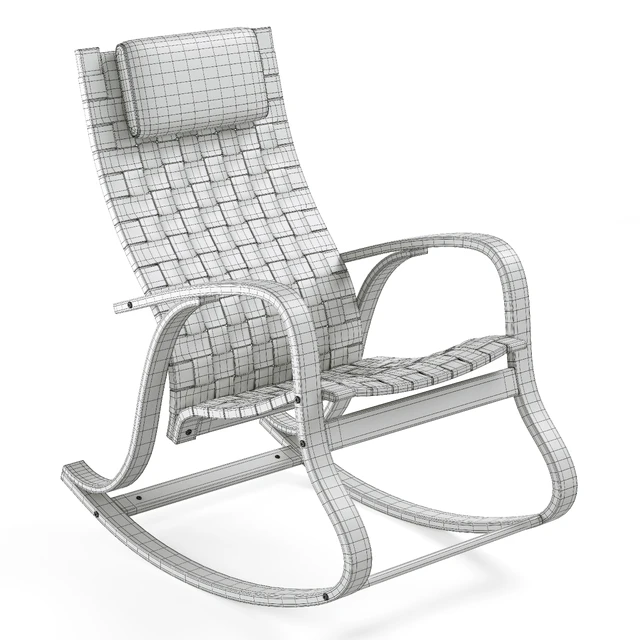 La Redoute Garden Jimi Rocking Wicker Chair — Descargar