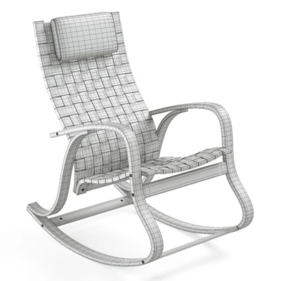 La Redoute Garden Jimi Rocking Wicker Chair — Ver 2
