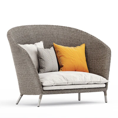 Strada high back settee 2 seat by Janus et Cie — Вид 2