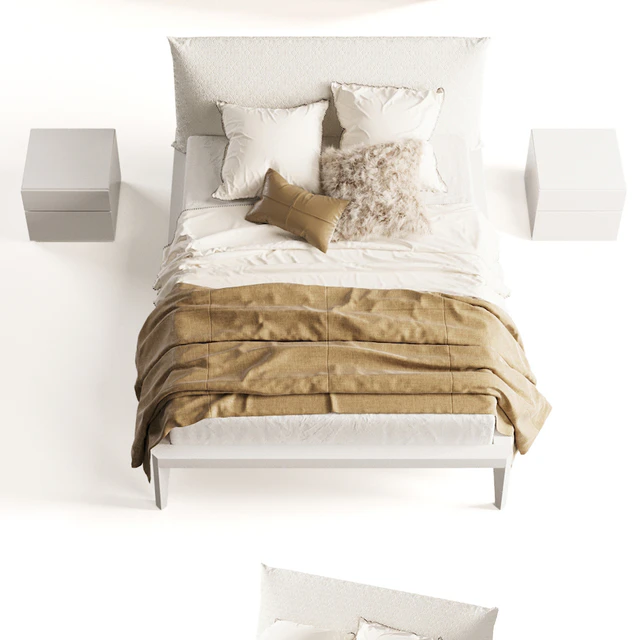 Bed Olivieri Andrea white — Descargar