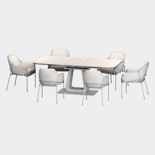 Sandra chair & Rosanna table / Rasonna & Sandra dining group — Descargar