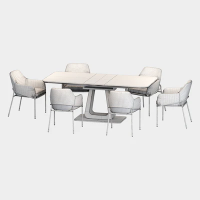 Sandra chair & Rosanna table / Rasonna & Sandra dining group — Ver 2