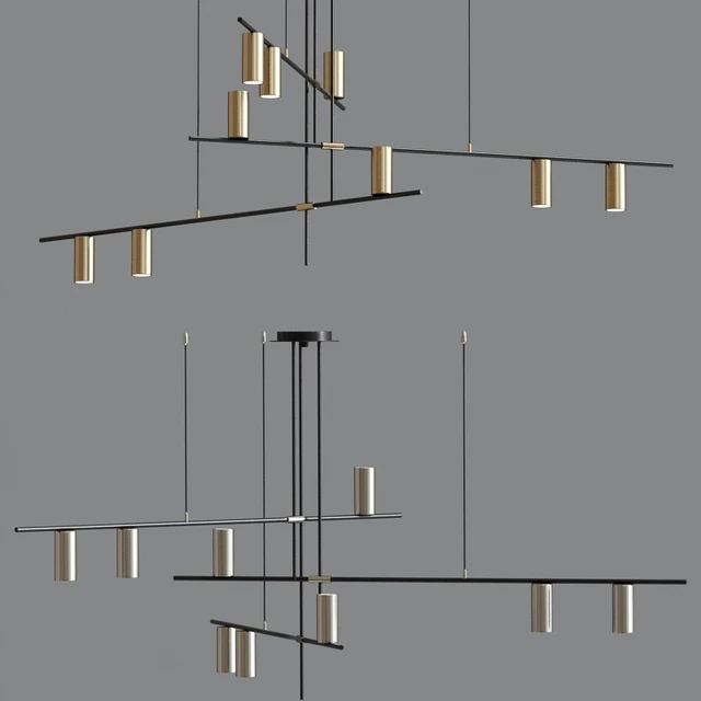 Mid Century Modern Suspension Chandelier Collection — Скачать