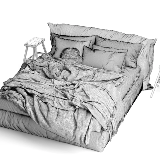 Hale Mercantile Co flax linen bed — Скачать