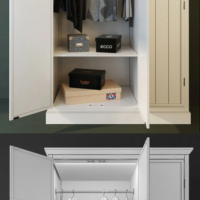 Wardrobe tricuspid "Palermo". Whatnot — Descargar