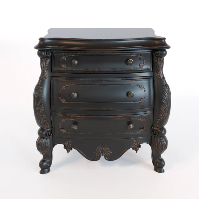 Nicolette Black Nightstand — Descargar