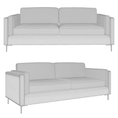 Rosalina 84 Blue Velvet Sofa — Ver 2