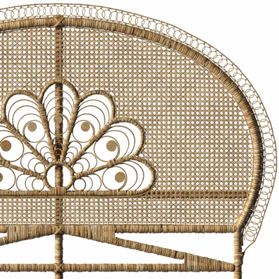 Home Republic Francis Rattan Honey Bedhead — Ver 3