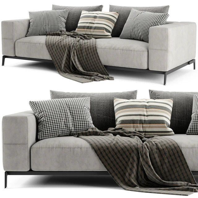Flexform Ettore 2 Seats Sofa — Descargar
