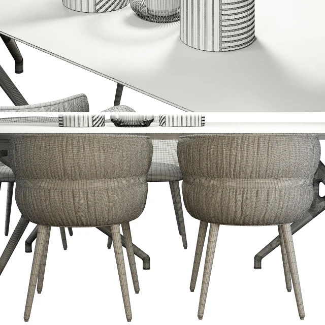 TORSO TABLE 837 / TR AND POTOCCO COULISSE ARMCHAIR — Descargar